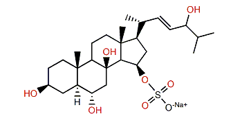(22E)-5a-Cholest-22-en-3b,6b,8,15a,24-pentol 15-sulfate